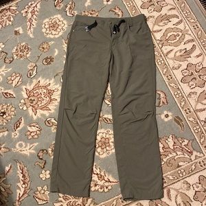 Columbia hiking pants olive green mens small/Womens medium